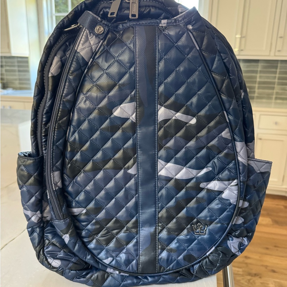 Quilted Camouflage Backpack